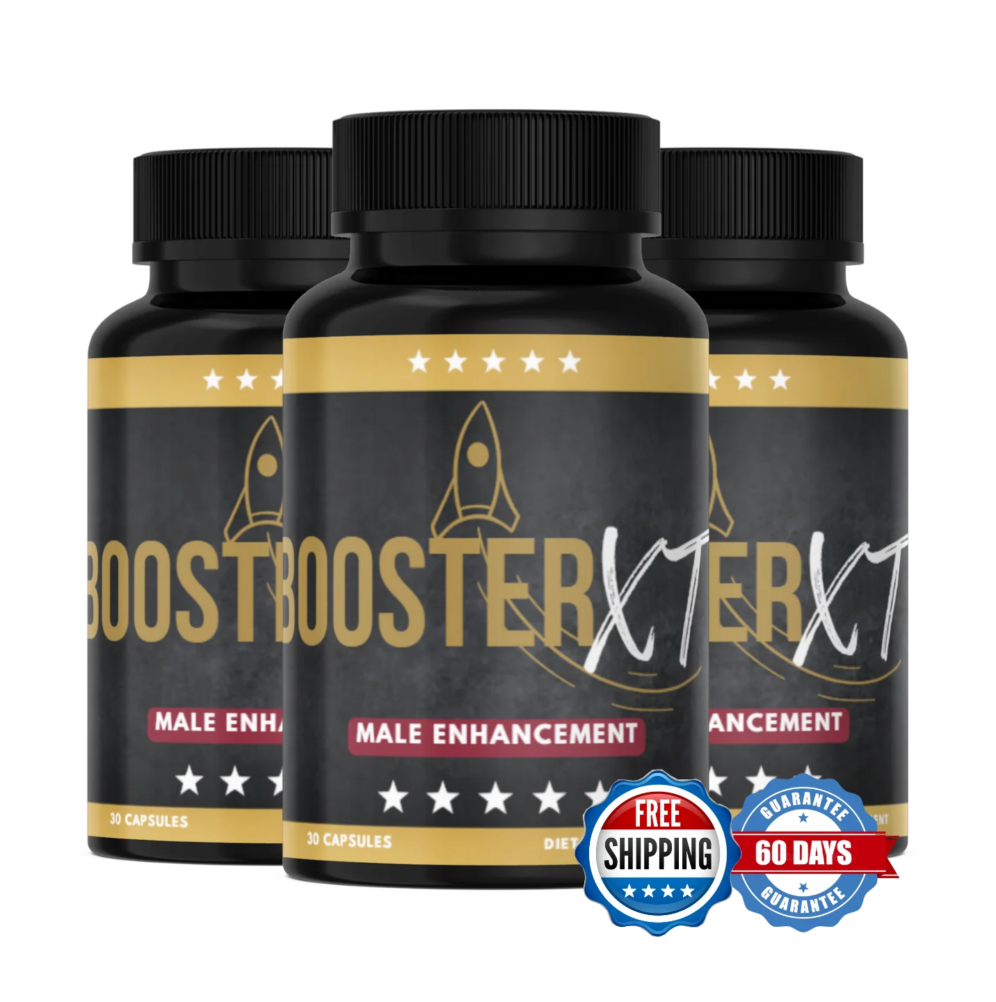 Booster XT male vitality supplement official bottle